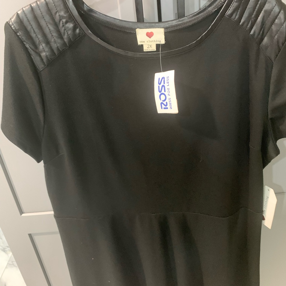 Black skater dress